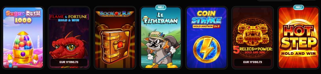 Spiele die beliebtesten Slots im Revolution Casino mit echtem Geld