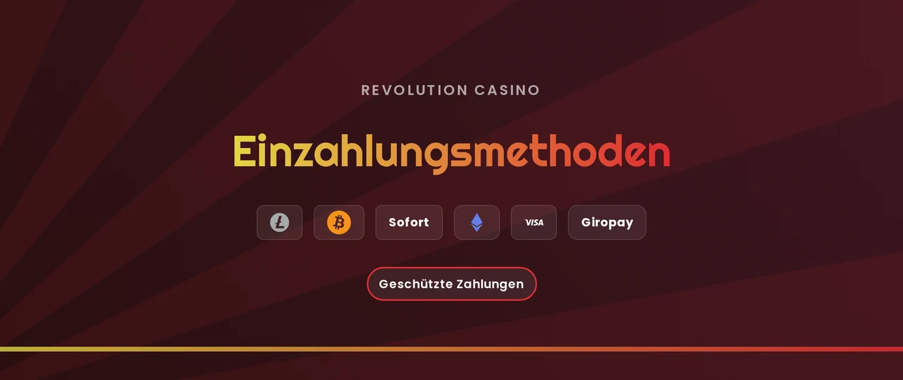 Zahlungsoption für Bonus wählen